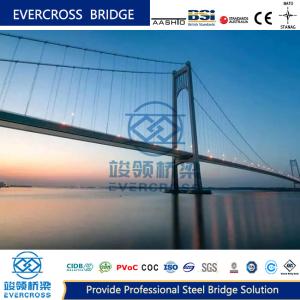 China Good Seismic Railway Steel Wire Suspension Bridge With Three Span wholesale