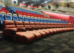 China High End genuine Leather Theater Recliner Sofa Cinema Chairs wholesale