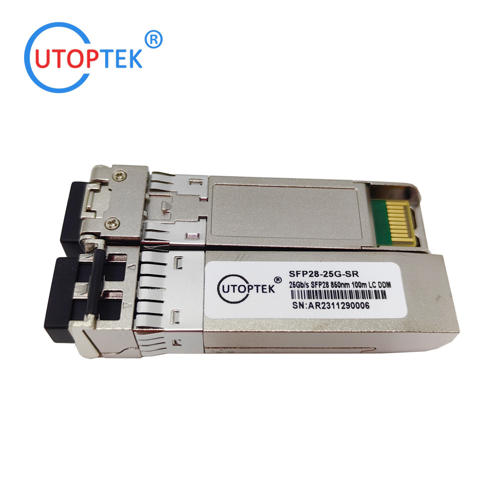 SFP28 25G SR 850nm 100m Multi mode Duplex LC Optical Transceiver Module 25g sfp module price
