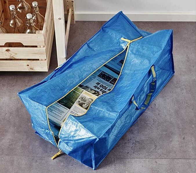 Totes Moving Travel Fibc Jumbo Bags Luggage Organizer Moving Bag Totes Moving Supplies, Heavy Duty Extra Large Storage