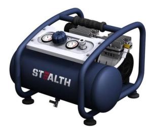 China Metal Oil Free Air Compressor 3 Gallon 12 Litres 700W For Industrial Tool wholesale