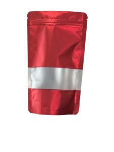 China Customized Mmetalic Barrier Coffee Packaging Pouch Stand Up With Window wholesale