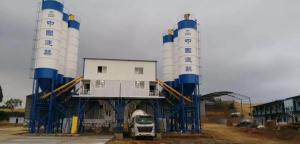 China 25cum-270cum Stationary Concrete Batching Plant Machine Ready Mix wholesale