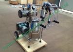 Hand Operated Mobile Milking Machine Household Cows Milking