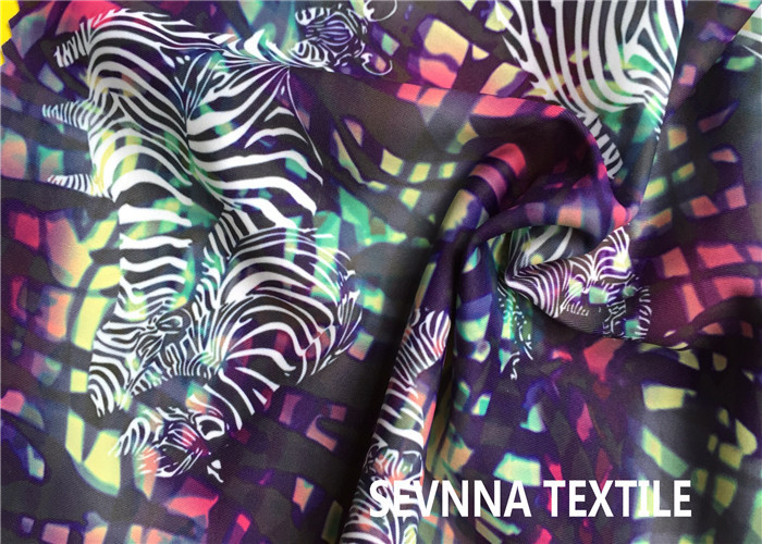 Shinny Bright Colors Recycled Lycra Fabric 2 Way Stretch High Colorfastness