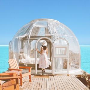 China CE Certificate 6m Geodesic Dome Soundproof Garden Igloo Tent wholesale