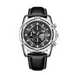 Men luxury 3atm waterproof japan movement quartz watches stainless steel back
