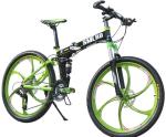 Height 155cm Full Alloy 27 Speed Aluminum Folding Mountain Bike