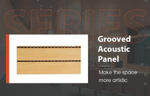 China Grooved Wooden Acoustic Panels Interior Conference Hall Wood Wall Paneling Sound Absorption wholesale