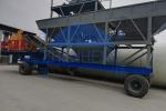 Transit Twin Shaft YHZS35 35m3/HMobile Concrete Batching Plant