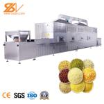 Automatic Tunnel Microwave Vacuum Drying Equipment Egetables Grains Seasoning