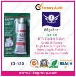 Waterproof Clear Non-Toxic RTV Silicone Sealant For Glass / Metal / Fabric