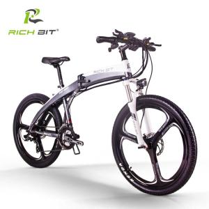 China 36v Ebike Folding Mountain Bike Electric Cycle Lunar Frame Richbit Top 880 250w 9.6ah wholesale