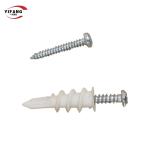 Iso Certified Plastic Wall Anchors White For Drywall