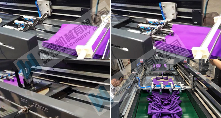 Different Cutting Mould Non Woven Punching Machine With PLC Control