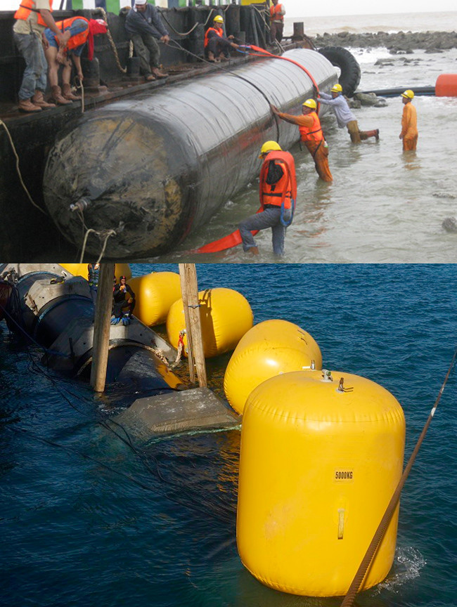 Universal Dock Marine Salvage Airbags Inflatable Rubber Bag ISO9001 Approved