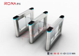 China Fastlane Swing Barrier Gate Silver Polishing With Dry Contact Interface wholesale