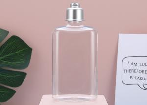 China PET 500ml 250ml Clear Plastic Empty Squeeze Bottles With Flip Cap wholesale
