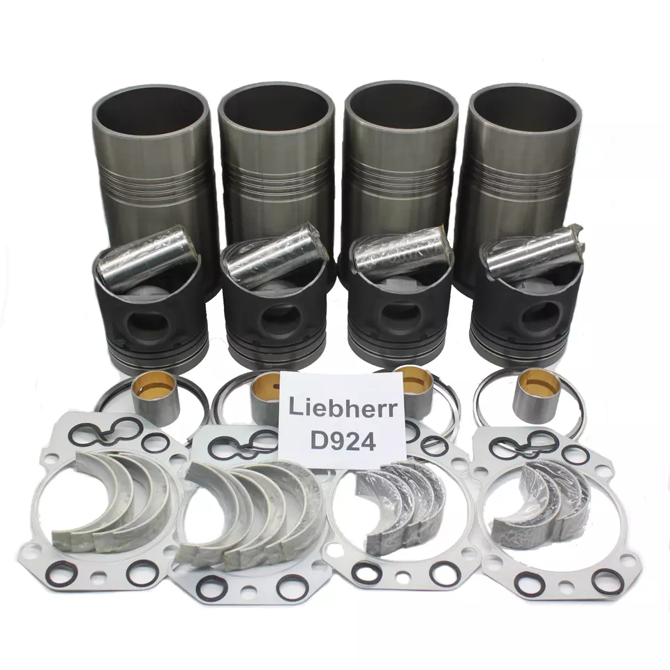 OEM Diameter D924TI-E D926TI-E D924 Steel Piston Sleeves for Liebherr Excavator Diesel Engine Cylinder Liner Seal Kit