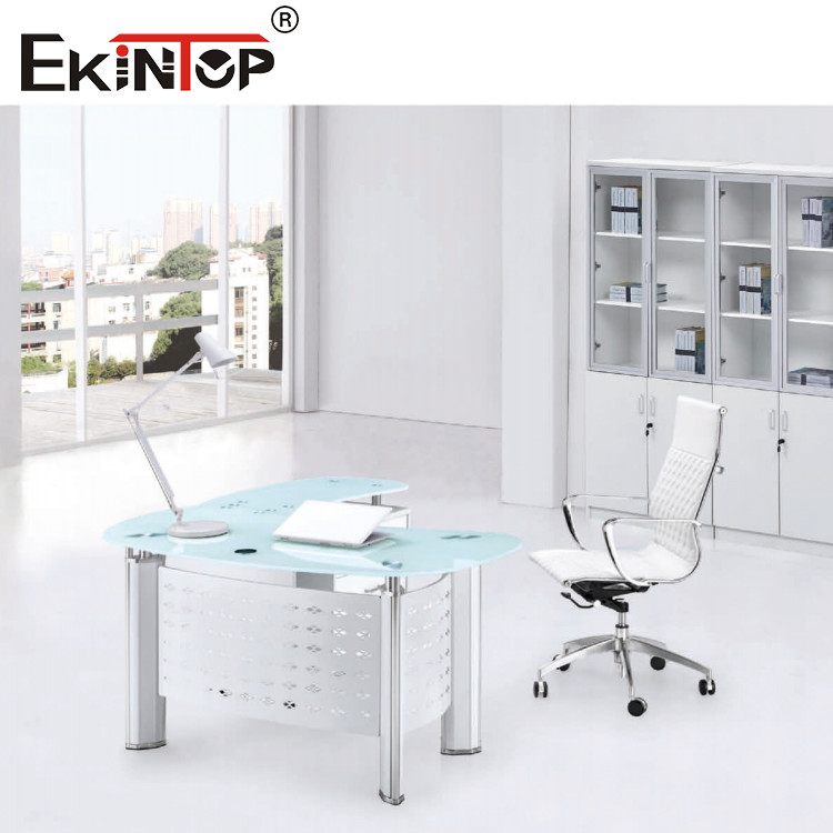 glass office desk