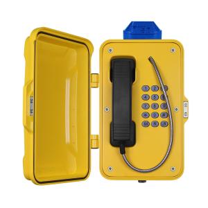 China IP67 Industrial Weatherproof Telephone With Beacon , PoE Powered Tunnel Phone wholesale