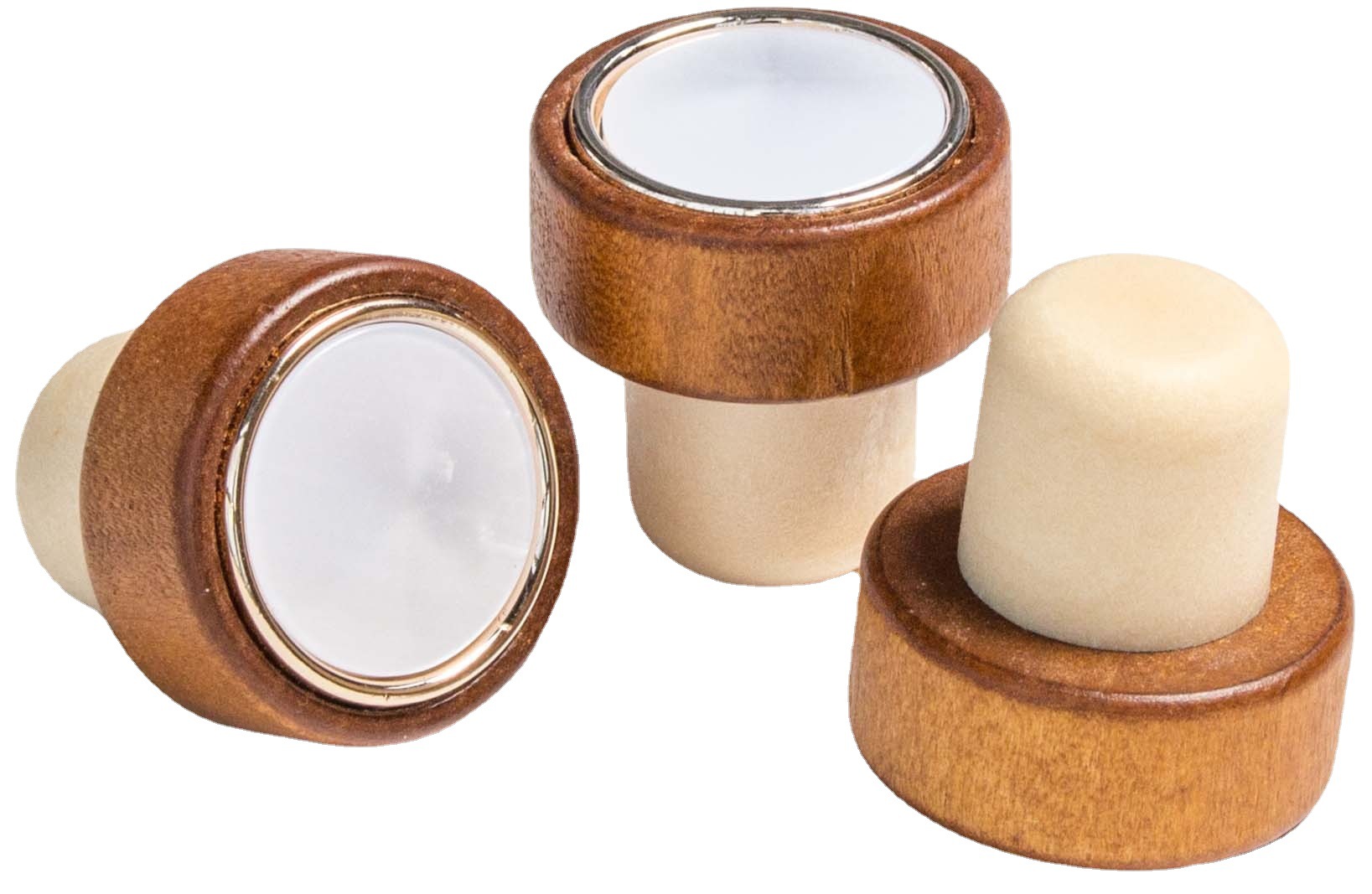 Liquor Custom Synthetic Cork 750ml Glass Bottle with Wooden Cap and Custom Color