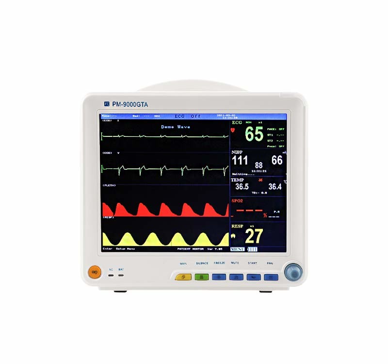 Rainbow 6 Para Multi Parameter 12.1 Inch Patient Monitor With Trolley Adjustable