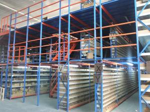 China Multi Layer Industrial Metal Mezzanine Systems Weight Capacity 200-1000 KGS / Square Meter wholesale
