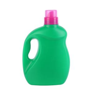 China 2000ml Green Empty Laundry Detergent Bottles Containers 1MM thick wholesale