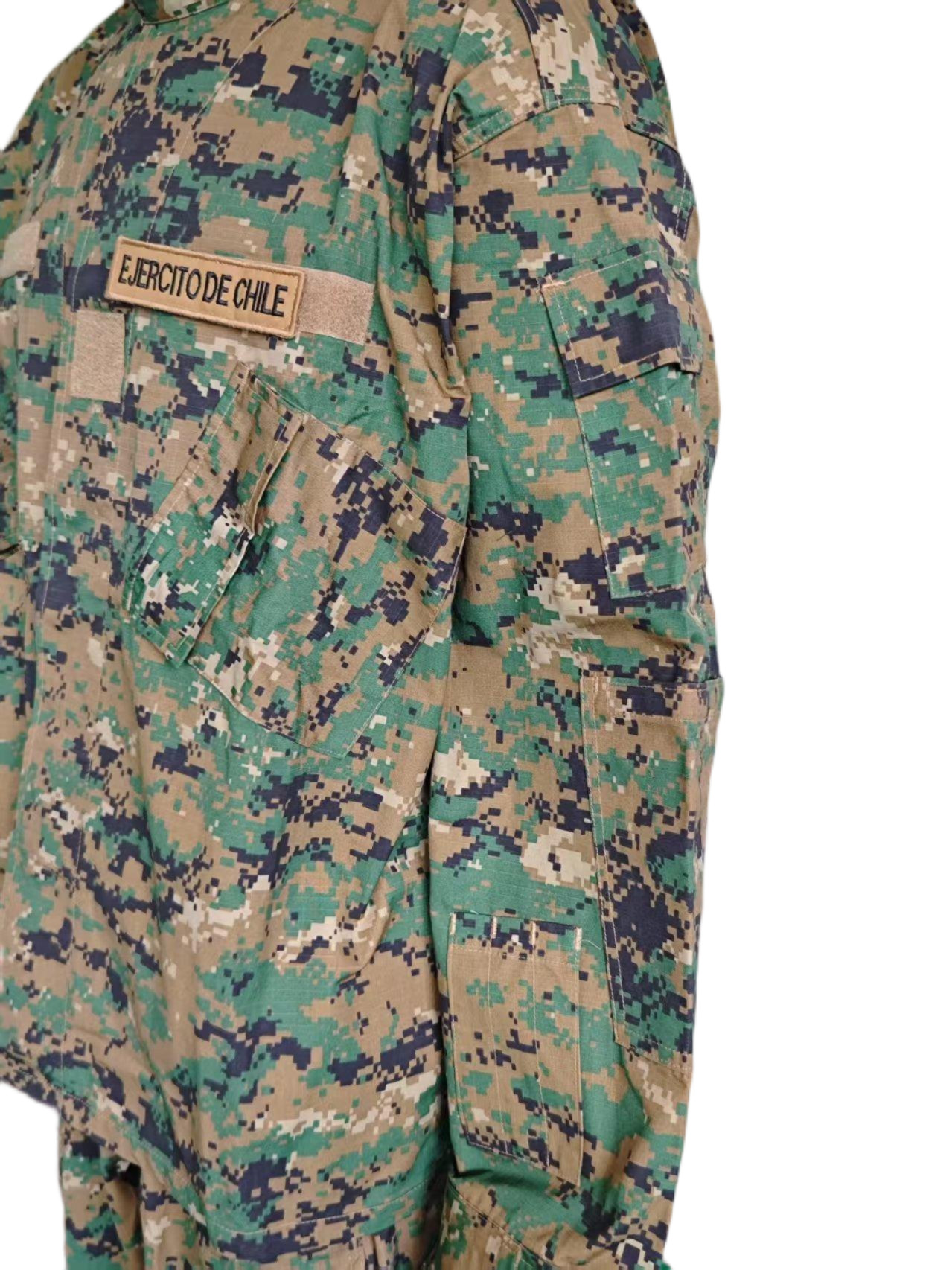 ACU-Green Tactical Field Uniform (50/50 Nylon-Cotton Combat Blend)