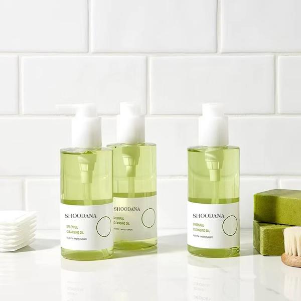 Private Label Organic Mung Bean Pore Deep Cleansing Face Oil Vegan Eye Makeup Remover Balm Liquid Oil Makeup Remover