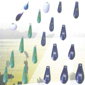 China PVC Coating Non Lead Sinkers , Lead Fishing Sinkers Brass Material wholesale