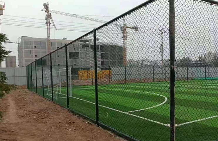 Pvc Coated Wire Mesh 50 Ft Chain Link Fence Playground Diamond