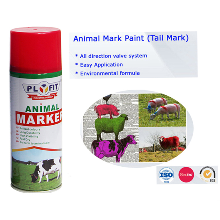 No Harm Tinplate 500ml 600ml Animal Tail Marking Paint
