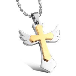 China New Fashion Tagor Jewelry 316L Stainless Steel Pendant Necklace TYGN198 wholesale