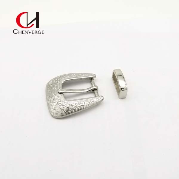 Unisex Wear Resistant Bag Metal Buckle , Antirust Belt Buckle With Removable Pin
