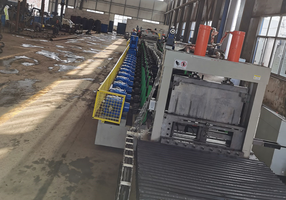 45# Steel Cable Tray Manufacturing Machine With 28-32 Roller Stations