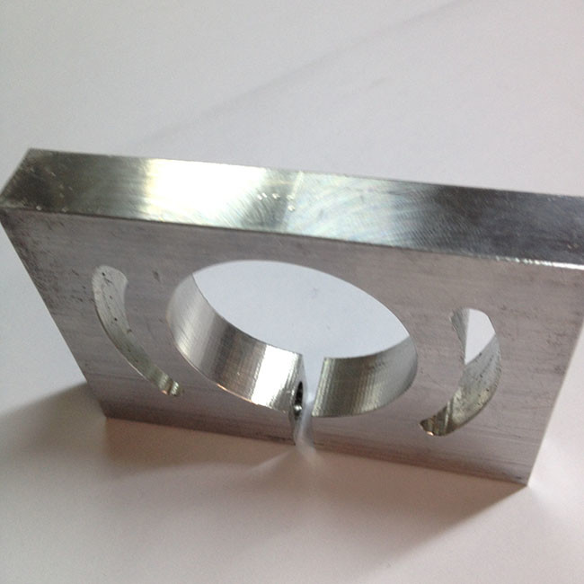 6005 - T6 Mill Finished Extruded Aluminum CNC Profile Punching Small Parts