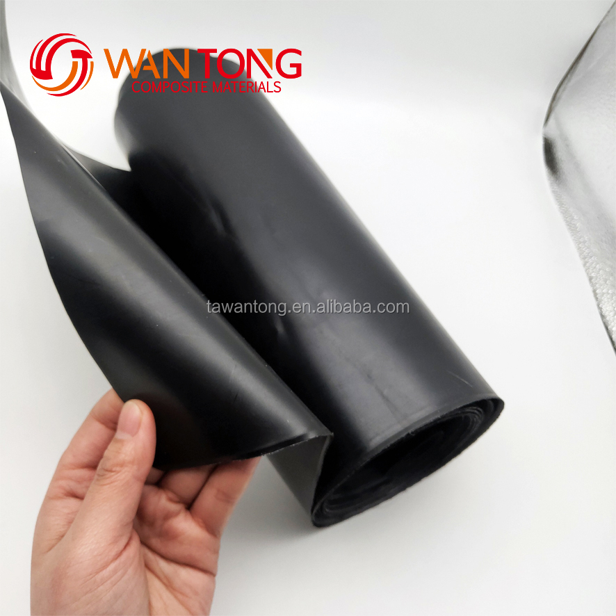 Black Plastic Sheet Pond Liner Waterproofing HDPE Geomembrane 0.2mm/0.5mm/1.0mm/2.0mm