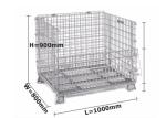 Professional Metal Cage Containers / Galvanised Steel Cages For Storage