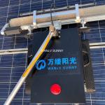 Electric Brush Cleaning Robot for Solar Panel Cleaning in Metallurgical Industry