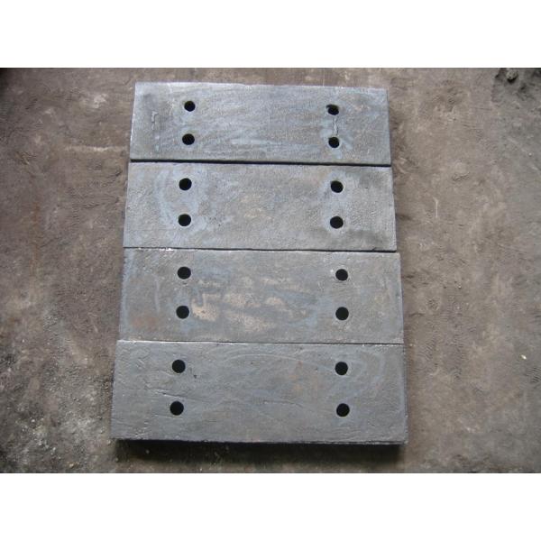 High Wear Resistance Cast Iron Steel Jaw Plates For Jaw Crushers