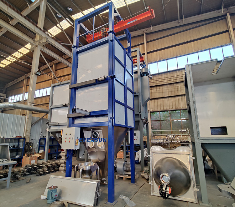 Closed Bag Dump Station Bulk Material Discharging Unpacking Machine