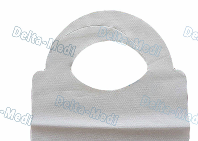 2 Ply / 3 Ply Waterproof Dental Bibs , Disposable Patient Bibs With Ultrasonic Seam Sewing