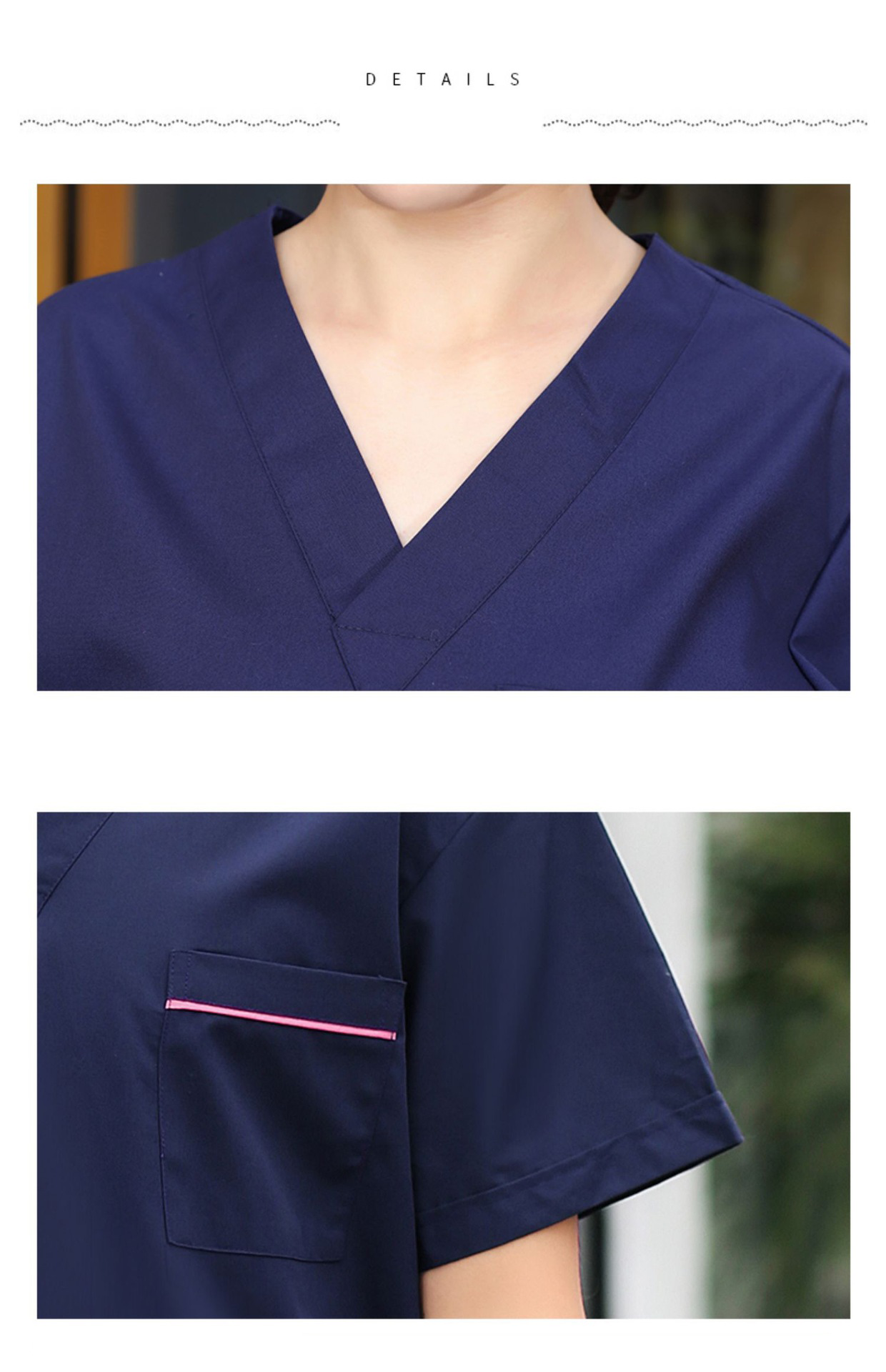 Gender-Neutral Medical Scrubs Uniform Nurse Jackets for Healthcare Workers