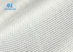White Fiberglass Fabric Cloth Heat Insulation For Fireproofing And Silicone