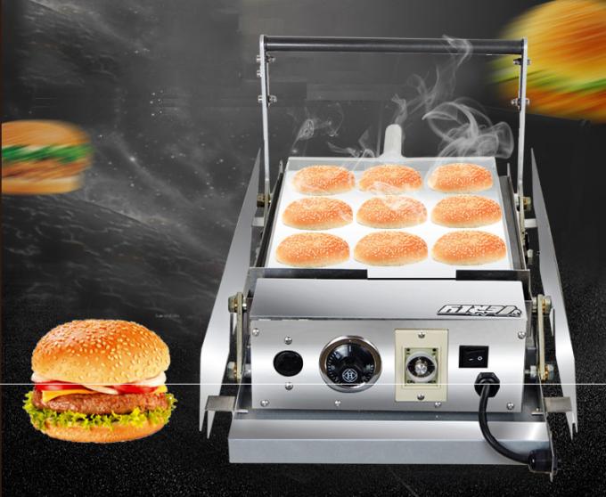 Silver White Bakery Processing Equipment / Stainless Steel Hamburger Making machine