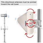 LPDA Outdoor 4G LTE 4G Router Antenna with 5M Coaxial Cable Support 2G 3G 4G