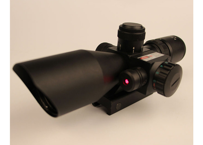 Red Laser Budget Scopes For Long Range Shooting , 20mm Mount Long Distance Scopes