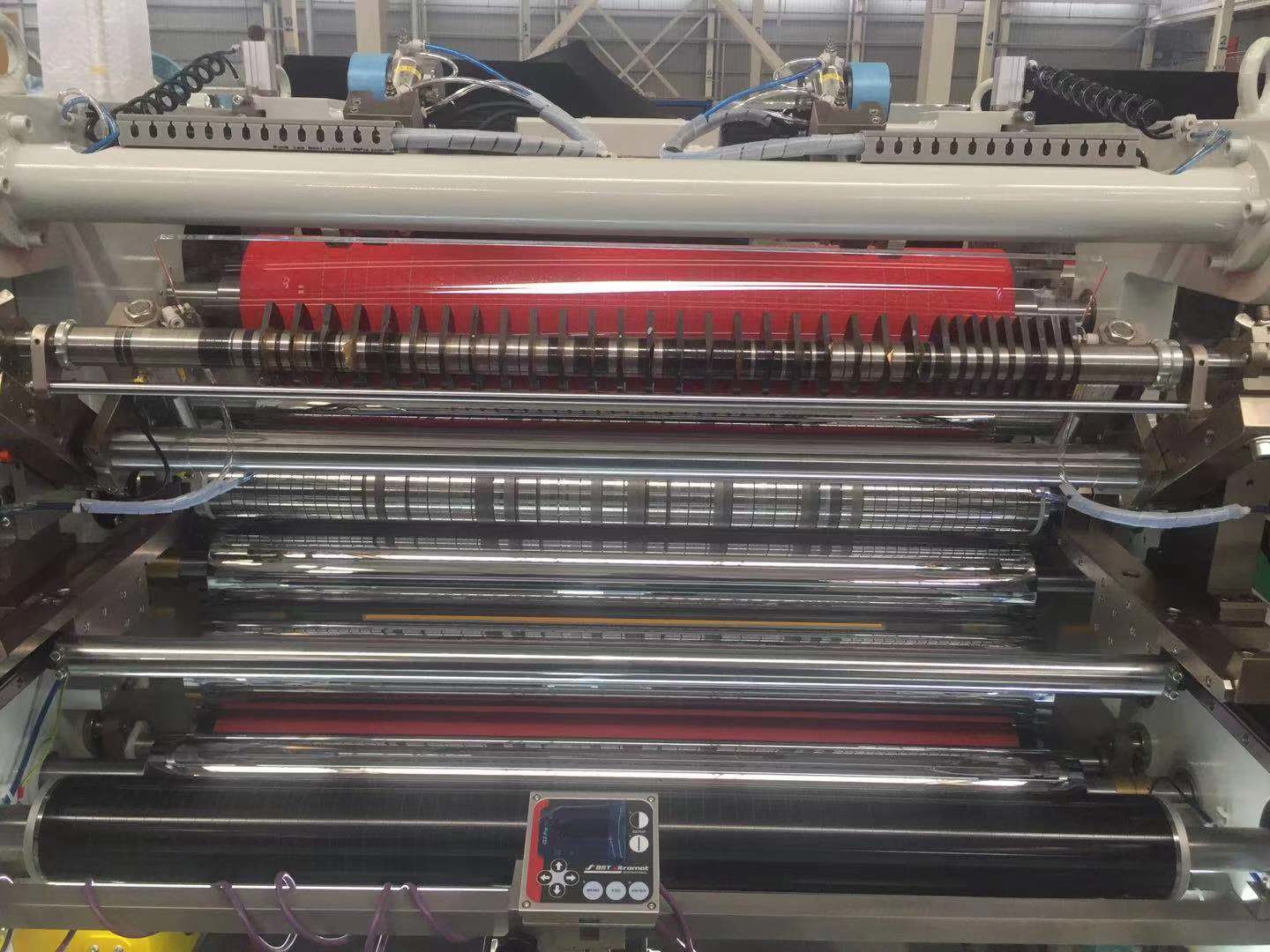 1000mm 500m/Min 60Hz Slitter Rewinder Machine , Jumbo Roll Slitter Rewinder